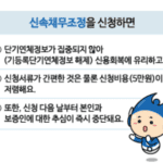 신속채무조정에 대한 설명